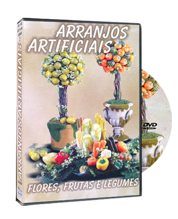 DVD ARRANJOS ARTIFICIAIS - FLORES, FRUTAS E LEGUMES 